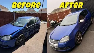 VW GOLF MK5 R32 REBUILD - WHEEL HUBS - WHEEL BEARINGS - CRASHED DAMAGED