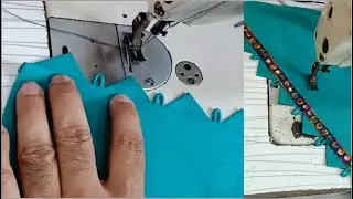 Daman/Ghera | Sleeves Design Triangle With Goal Dori Cutting Stitching