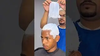 🫨🥶Branco neve ❄️ de cria #luzes #brasil #fade #viral #barbershop #nevou #corte #viral 💈✅📏