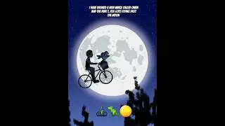 Owen's new image called owen and the pink t. rex goes flying past the moon #animation @owend1068