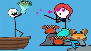 Thief Puzzle *New Update* Levels 181 -196 Gameplay Walkthrough - Funny Stickman Brain Puzzle Game HD