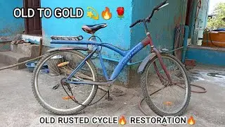 Restoration of old rusty bike 🔥💥#rusty #cycling #restoration #old is 💫 #automobile