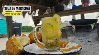 RECETA DE SODA DE MARACUYÁ - RECETA PARA NEGOCIO