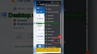 Chrome Desktop Mode Android (режим рабочего стола на Android)