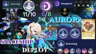 11/10 STARWING USING AURORA l. MAGIC CHESS GO GO META l. SPACESHIP DEPLOY