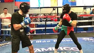ISRAIL MADRIMOV SPARRING! THROWING BOMBS, SWITCH HITTING, SHOWING SPEED & SKILLS!