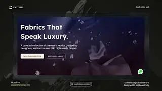 Absanifabrics Website Portfolio | Premium Web Design & Apple-Style UI/UX #websitedesign