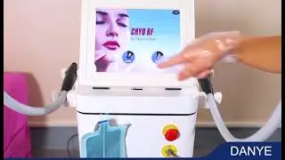 rf skin lifting device anti aging wrinkle removal radio frequency machine #beautysalon #danyelaser