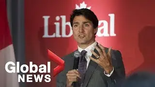 Canada Election: Justin Trudeau delivers remarks in Truro, NS