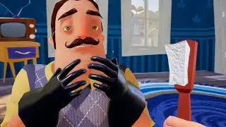 I STOLE MY NEIGHBOR STUFF DAY 1 - Hello Neighbor Mod
