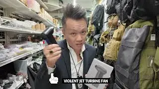 💨 Black Stealth Violent Jet Turbine Fan Review &mdash; The Strongest Portable Tactical Fan?!