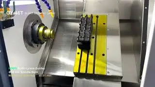 GY-46T slant bed CNC lathe | Stable machining for small to medium rotary parts.