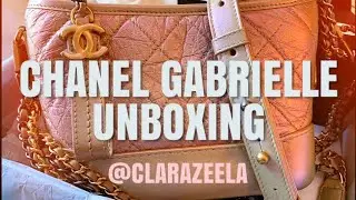 Chanel Gabrielle Bag Unboxing!!  Spring Summer 2019 Pink Iridescent !!  Pls like & subscribe!!