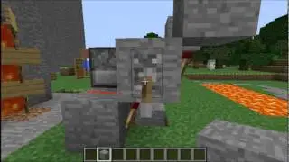 Minecraft- Flaming Sentry Gun