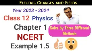 Class 12th Physics NCERT Example 1.5 | Solution of Electric Charges and Fields Examples