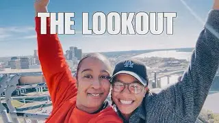 ELEVATOR RIDE TO THE TOP OF THE BASS PRO PYRAMID | FIRST TIME TRYING WALBURGERS WILD | THE LOOKOUT
