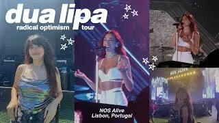 it happened... FRONT ROW for DUA LIPA | Radical Optimism Summer Tour Vlog 🦈 ⭐️