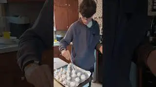 Richard baking a meringue recipe from his Fallout cookbook #fallout #cookbook #cooking