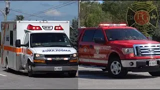 Lambton EMS & Oil Springs Fire, ON - Unit 1140 & Unit 5 Responding.
