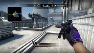 Nuke T Faze a default triple nadestack | CSGO