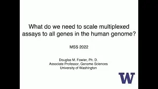 MSS2022 Day 2 AM (1 of 4) Keynote/Featured speaker: Dr. Doug Fowler