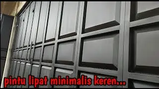 ⛔ PINTU LIPAT RUKO MINIMALIS TANPA REL ATAS‼️#bengkelmandiri#alfasahmad#part2