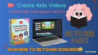 Create Kids Videos YouTube Side Hustle System Review 🚀 Make Passive Income While You Sleep!