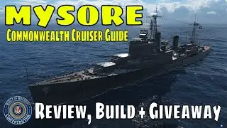 World of Warships Mysore Commonwealth Cruiser Wows Review Replay Guide