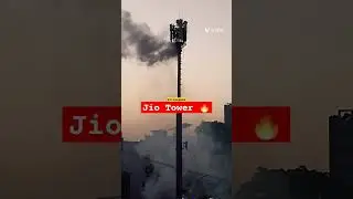 Fire in Jio Tower #jio #jiotower #reliance #news #newsupdate