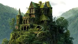 Soothes Magical Music | Mysterious Fantasy Green Moss Castle | Relaxing Celtic Music