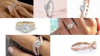 Diamond Ring / Engagement Rings / Gold Ring Design / Fancy & stylish diamond ring 💍 