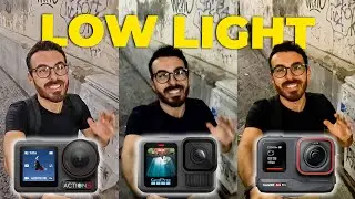 GoPro Hero 13 vs DJI Action 5 Pro vs Insta360 Ace Pro: Test notturno