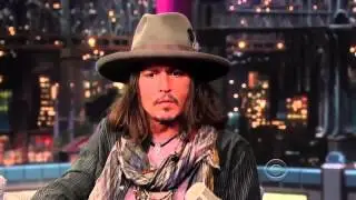 Johnny Depp on David Letterman Late Show 2013