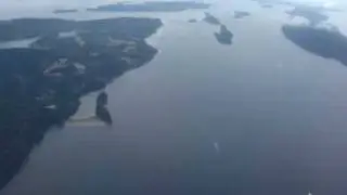 Flight from Vancouver (YVR) to above Galiano Island 2009-09-07