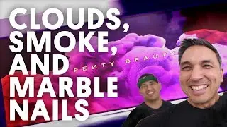 CLOUDS, SMOKE, AND MARBLE NAILS (FENTY BEUATY MOROCCAN SPICE MAKEUP) - VLOG 146
