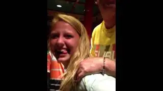 Blonde Cheerleader Lifts Uncle