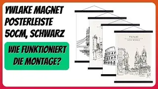 BEWERTUNG (2026): Ywlake Magnet Posterleiste 50cm, Schwarz. Infos