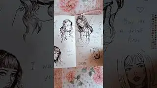 Разворот в скетчбуке ✨ #sketchbook update #скетчбук #рисование #art