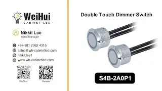 S4B-2A0P1 Double Touch Dimmer Switch