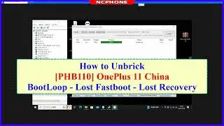 How to unbrick OnePlus 11 5G China Stuck Bootloop, Lost Fastboot, Lost Recovery | Code name PHB110