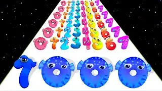 Number Run: Merge 3D Math Level Up Number Run (infinity) Number Race Math Gameplay Asmr