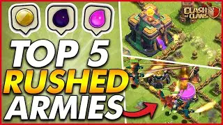 TOP 5 BEST FARMING ATTACK STRATEGIES FOR RUSHED PLAYERS!! | Clash of Clans