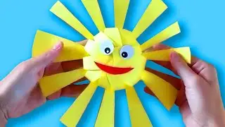 How To Make a Paper Sun - DIY 3D Sun - Paper Craft