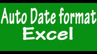 Auto Date format. Auto Date Correct in excel. Basic Excel or formula function. date correct