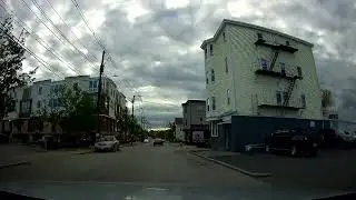 Driving to Pure Lounge on Atwells Ave in Federal Hill in Providence, Rhode Island
