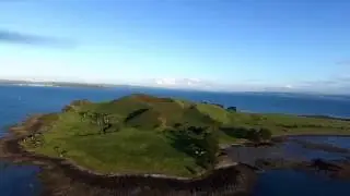 Drone Journey to Brown's Island Auckland
