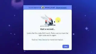 Why we see Looks Like This Code Didn't Work Discord Problem
