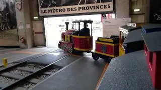 Promenade en petit train à la Cité du Train à Mulhouse.