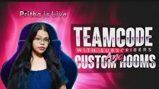 🔴[Live]  WITH PRITHA ! ROAD TO 100K SUBSCRIBERS  🗿 GARENA FREE FIRE !!