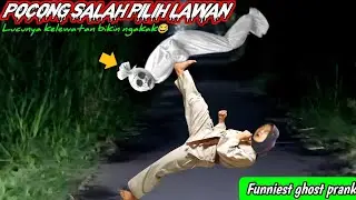 Prank Pocong Salah Pilih Lawan || Paling Lucu Viral terbaru Bikin Ngakak🤣🤣